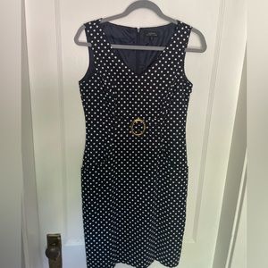 Tahari Arthur S. Levine polka dot dress (size 4)